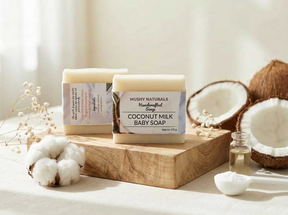 Fragrance-Free Coconut Milk Baby Soap
